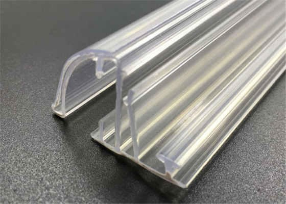Pvc-ABS van de Uitdrijvingsprofielen van HEUPENpc Plastic de Douane Duidelijk Plastic H Kanaal