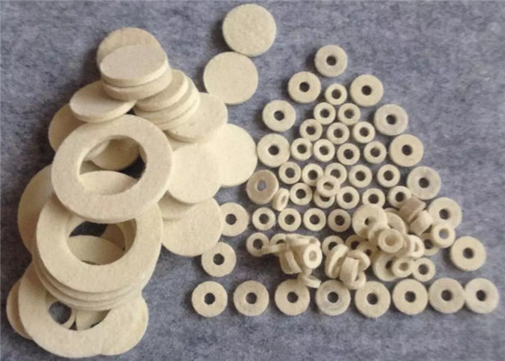 Wol van de Vilten de Wol van de Vilten Pakkingen Industriële PTFE Vlakke Wasmachine de Olieverbinding Wasmachine Aangepaste Grootte