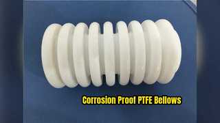 PTFE-balgen Extreme corrosiebestendigheid Chemische apparatuur